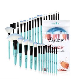 32pcs blue makeup brushes - default