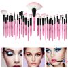 32pcs pink makeup brushes set - default
