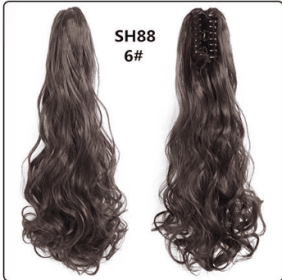 Fluffy Natural Lifelike Claw Clip Ponytail Wholesale (Option: 4style)