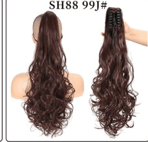 Fluffy Natural Lifelike Claw Clip Ponytail Wholesale (Option: 17style)