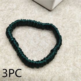 Silk seamless hair tie (Option: Green 3PC)