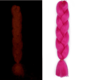 Star Fashion luminous braid (Option: Rose Red)