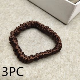 Silk seamless hair tie (Option: Coffee 3PC)
