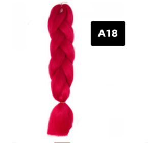 Color Big Braid African Chemical Fiber High Temperature Silk Wig Gradient (Option: A18)