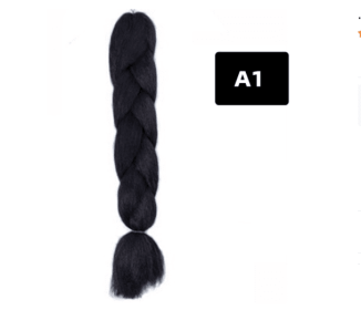 Color Big Braid African Chemical Fiber High Temperature Silk Wig Gradient (Option: A1)